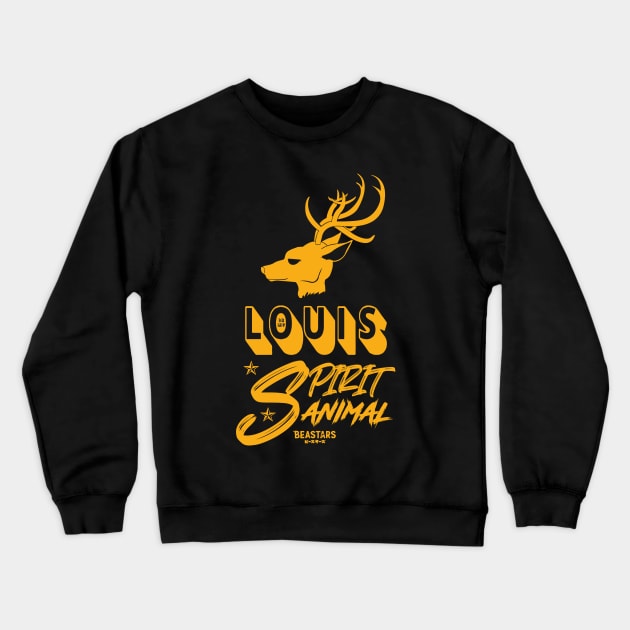 BEASTARS: LOUIS IS MY SPIRIT ANIMAL Crewneck Sweatshirt by FunGangStore